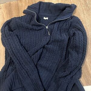 Aeries soft oversized qauter zip